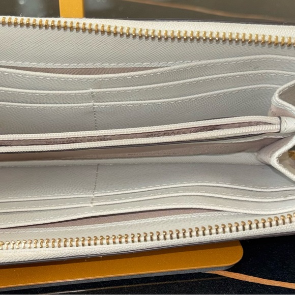 Michael Kors Cream Monogram Clutch - Picture 3 of 3